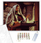 Számfestő Ima - számfestő készlet - 40×50 cm (Keretre feszítve) (6039-40X50-KF)