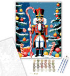 Számfestő Téli Mesék Diótörője - számfestő készlet - 40×50 cm (Keretre feszítve) (crea5046-40X50-KF)