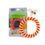 Chicco Natural Bracelet illatosított rovarriaszto karkötő, 3 éves kortól, piros