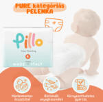 Pillo mindenmentes PURE pelenka 4 (maxi), 9-14 kg, 38 db