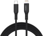 Choetech Cablu USB-C - Lightning, 1.8m, negru, XCL-1021, Choetech (CABLE-USBC/LIGHT/1-XCL-1021-CH)
