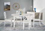 VIKO-design-TOP Összecsukható étkezőasztal fehér Lucy (VK0067-2023)