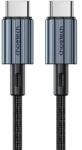 Choetech Cablu USB-C - USB-C, PD 60W, 1.2m, negru, textil, XCC-1014 Choetech (CABLE-USBC/USBC-CC1014/1.2-CHO)