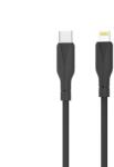 Choetech Cablu USB-A - Lightning Choetech XAL-0002, silicon, negru (CABLE-USB/LIGH-XAL-0002/1BK-CH)