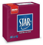 FATO Sztár szalvéta 2 rétegű 38x38cm bordó 40 lap/csomag