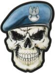 M-Tac Patch - emblemă M-Tac Craniu cu bereta Apărare Costieră PL 3D PVC - Blue