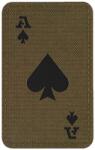 M-Tac Patch - emblemă M-Tac Ace Of Spades Laser Cut - Ranger Green/Black