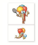 FATO Bár és fagyi szalvéta, fagyi mintás, 17x17cm, 1réteg, 2000lap/dob, 10dob/kart