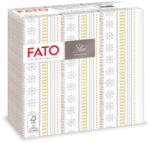 FATO Sztár karácsonyi szalvéta Ribbon Silver 2 rétegű 38x38cm 40 szál/csomag - shopbazis