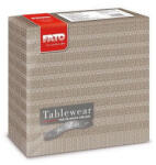 FATO Airlaid szalvéta 40x40cm Csipke mogyoró 50 lapos