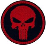 TM Patch - emblemă Mini Punisher 51 x 51 mm - Red