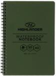 Highlander Carnet impermeabil Highlander Forces A5 148 x 210 mm - Olive