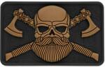 M-Tac Patch - emblemă M-Tac Bearded Skull 3D PVC - Black/Coyote