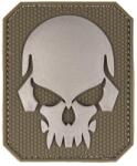 Mil-Tec Patch - emblemă Mil-Tec 3D Skull - Olive