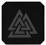 M-Tac Patch - emblemă M-Tac Valknut Laser Cut - Black/Grey