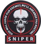 Mil-Tec Patch - emblemă Mil-Tec Sniper - Black