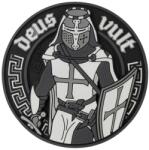 M-Tac Patch - emblemă 3D M-Tac Deus Vult PVC - Black/White