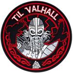 M-Tac Patch - emblemă M-Tac Til Valhall PVC - Black/Red