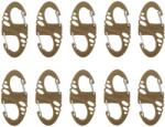 Mil-Tec Set de carabiniere Mil-Tec S-Hook 10 buc. - Coyote