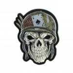 M-Tac Patch - emblemă M-Tac Craniu cu cască 3D PVC - Olive