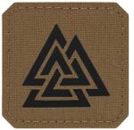 M-Tac Patch - emblemă M-Tac Valknut Laser Cut - Coyote/Black