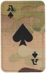 M-Tac Patch - emblemă M-Tac Ace Of Spades Laser Cut - Multicam/Black