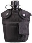 Mil-Tec Ploscă Mil-Tec US Plastic Canteen cu husă și cană - Black