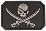 Mil-Tec Patch - emblemă Mil-Tec 3D Pirate Skull - Black