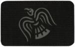 M-Tac Patch - emblemă M-Tac Steag cu corb Laser Cut - Black/Grey
