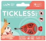 Tickless Dispozitiv pentru protecție ultrasonică împotriva căpușelor TickLess Pet - pentru animale de companie - Orange