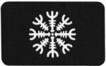 M-Tac Patch - emblemă fluorescentă M-Tac Casca groazei, orizontală Laser Cut - Black/GID