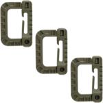 M-Tac Carabină M-Tac D-ring OD Green - 3 buc