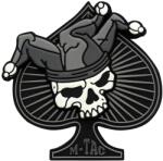 M-Tac Patch - emblemă M-Tac Ace Of Spades 3D PVC - Black/White