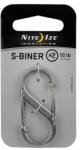Nite Ize Carabină Nite Ize S-Biner 2 - Steel