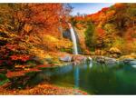  Vászonfestmény Vízesés őszi színekben, 80x50cm, tabloucanvas745, Többszínű (tabloucanvas745/50x80cm)