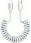 4smarts USB-C - USB-C spirál kábel 4smarts 100W fehér