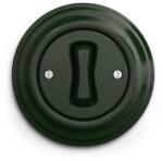 Kliklap - Întrerupător unipolar retro cu ramă nr. 1, verde (KA0061A)
