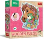 Trefl 50 db-os Wooden Contour Fa Puzzle - A Treflikow család (20259) (20259)