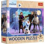 Trefl 24 db-os Wooden Contour Fa Puzzle - Jégvarázs (20264) (20264)