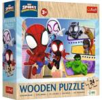 Trefl 24 db-os Fa puzzle - Spidey és barátai (20274) (20274)