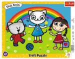 Trefl 25 db-os keretes puzzle - Cica-mica (31389) (31389)
