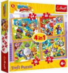 Trefl 4 az 1-ben puzzle (35, 48, 54, 70 db-os) - SuperZings (34343) (34343)