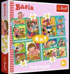 Trefl 4 az 1-ben puzzle (35, 48, 54, 70 db-os) - Basia (34606) (34606)