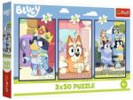 Trefl 3 x 50 db-os puzzle - Bluey (34890) (34890)