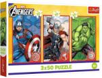 Trefl 3 x 50 db-os puzzle - Avengers - Bosszúállók - Hősök (34891) (34891)