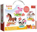 Trefl Baby Puzzle táskában - Első puzzle - Egy farmon (36127) (36127)