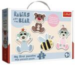 Trefl Baby Puzzle táskában - Első puzzle - Barátságos baba macik (36139) (36139)