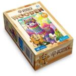 Wooden City 40 db-os fa puzzle - Szivárványos láma-fieszta (CH99001-MV) (CH99001-MV)