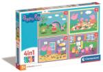 Clementoni 4 az 1-ben puzzle (12, 16, 20, 24 db-os) - Peppa Malac (21516) (21516)