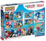 Clementoni 10 az 1-ben puzzle (18, 30, 48, 60) - Sonic (80508) (80508)